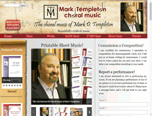 Tablet Screenshot of mtchoralmusic.com